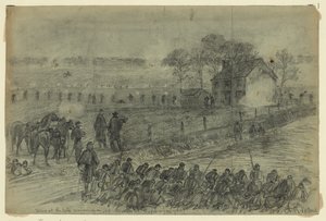 مشهد في الاستراحة المتأخرة في مورتون فورد بواسطة ألفريد رودولف واود